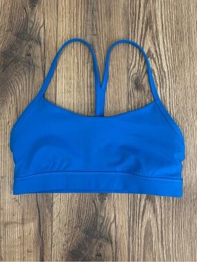 Lululemon Flow Y Nulu Bra In Poolside Size 6